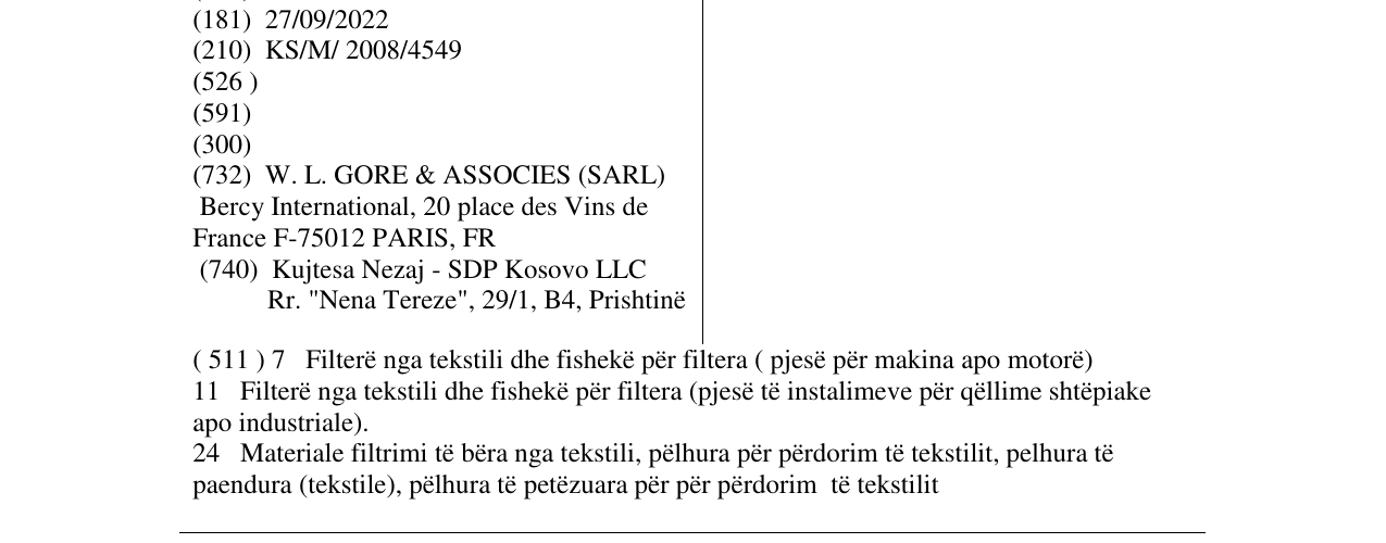 Zëri i markës SUPERFLEX në buletin