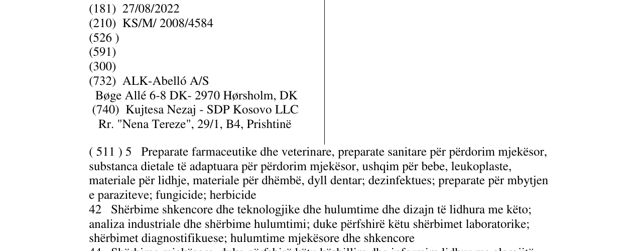 Zëri i markës GRAZAX në buletin