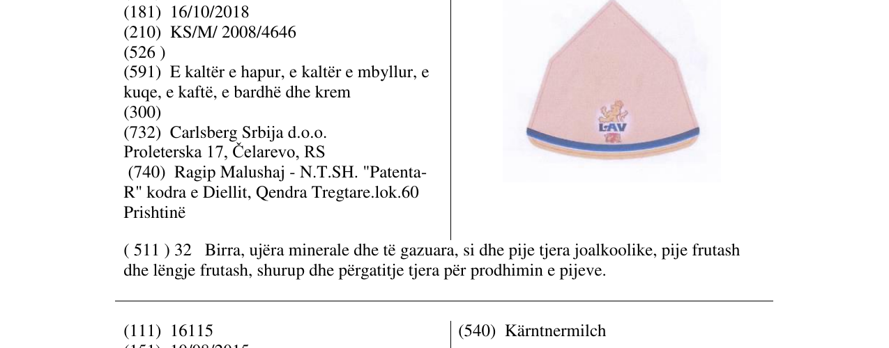 Zëri i markës LAV në buletin