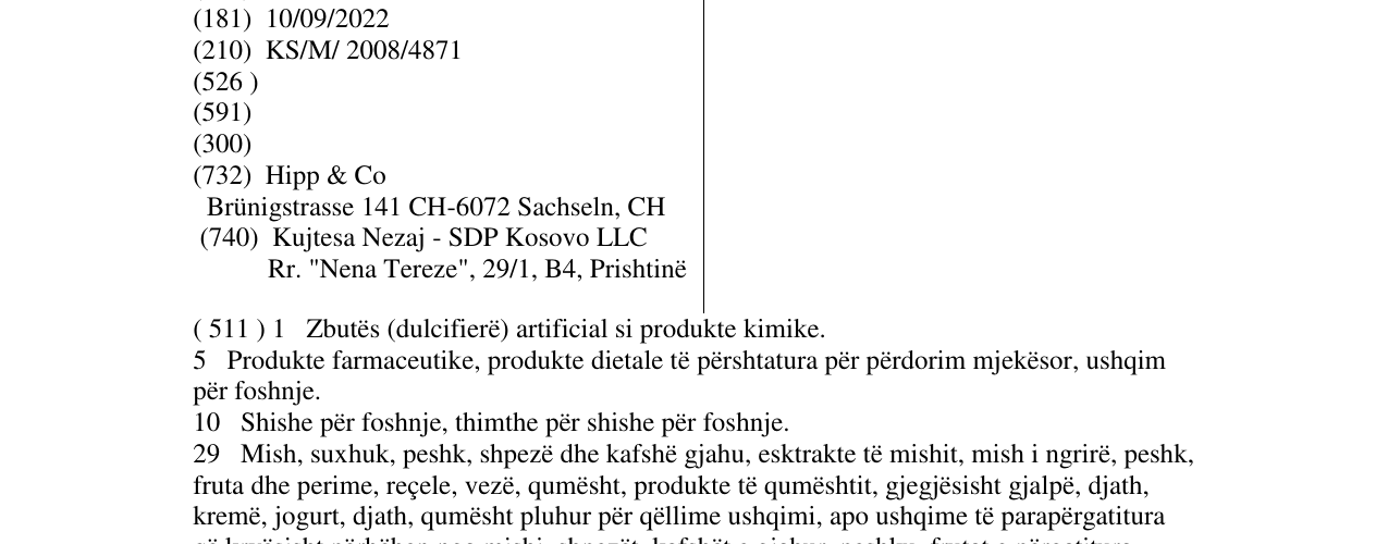 Zëri i markës HIPP në buletin