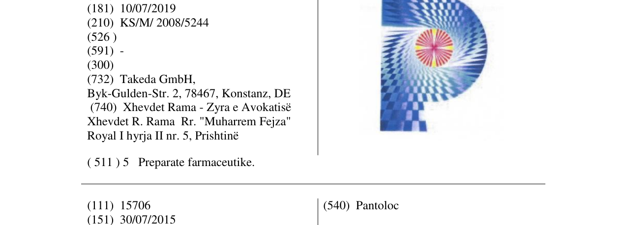 Zëri i markës P në buletin