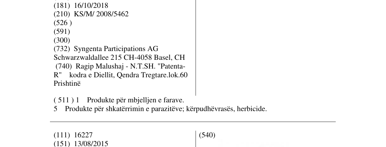 Zëri i markës MAXIM në buletin