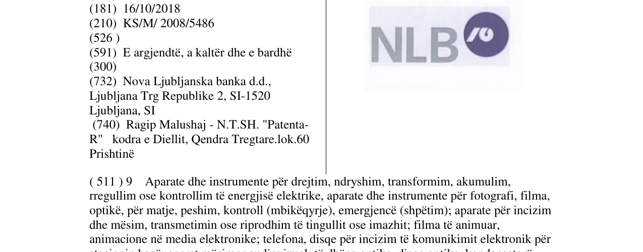 Zëri i markës NLB në buletin