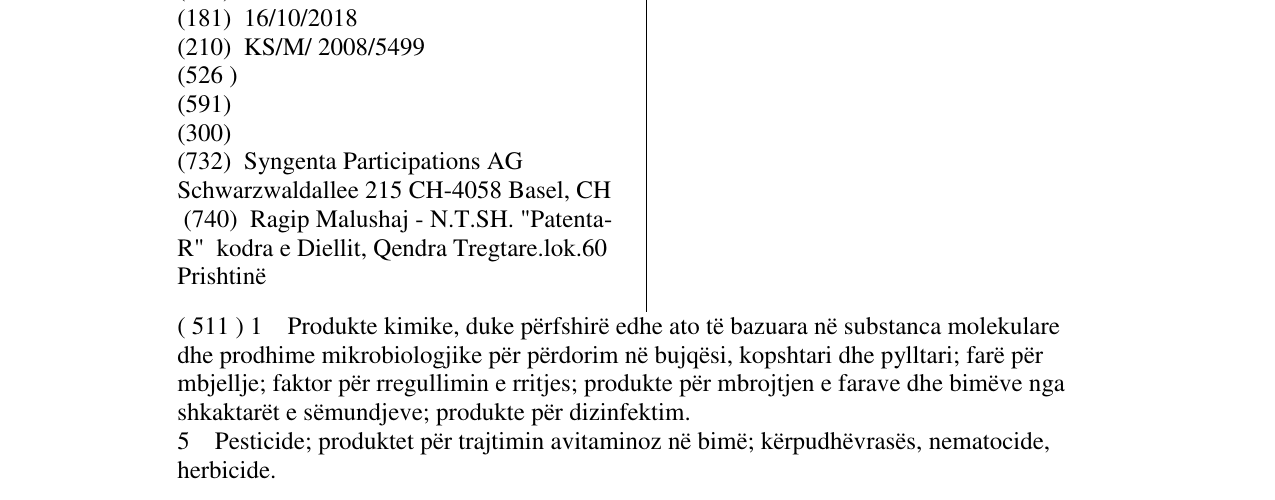 Zëri i markës RIDOMIL në buletin