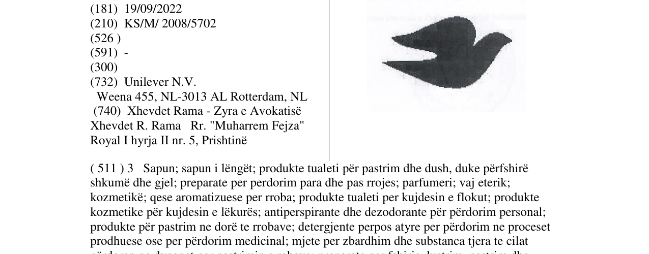 Zëri i markës Markë figurative në buletin