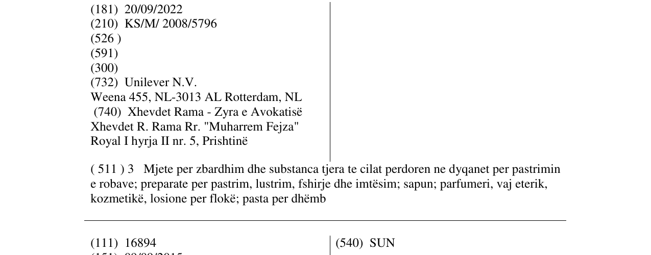 Zëri i markës SNUGGLE në buletin
