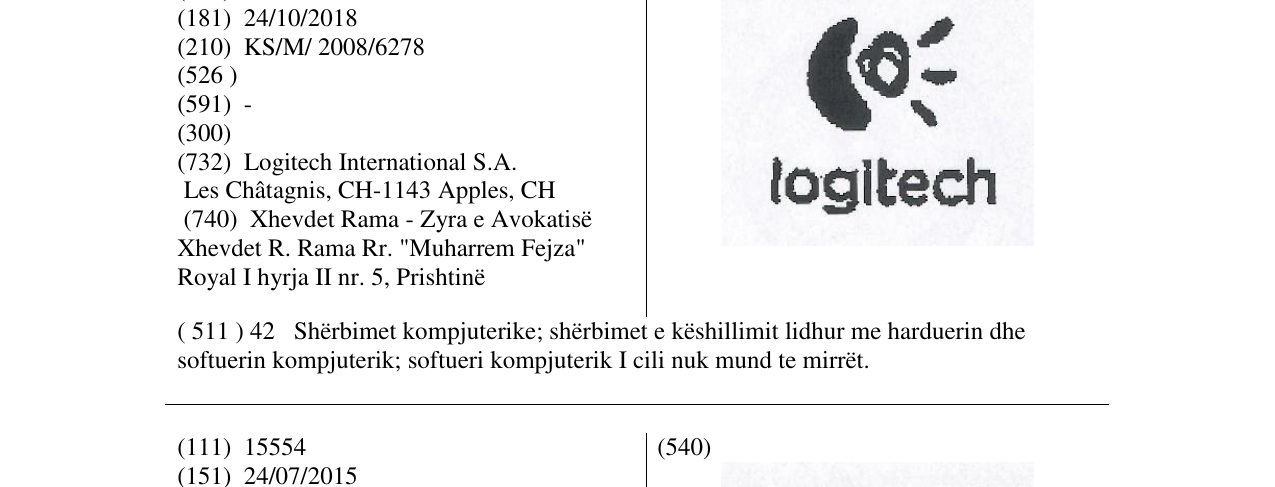 Zëri i markës logitech në buletin