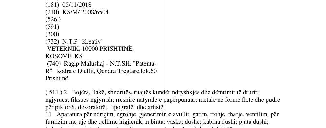 Zëri i markës KREATIV në buletin