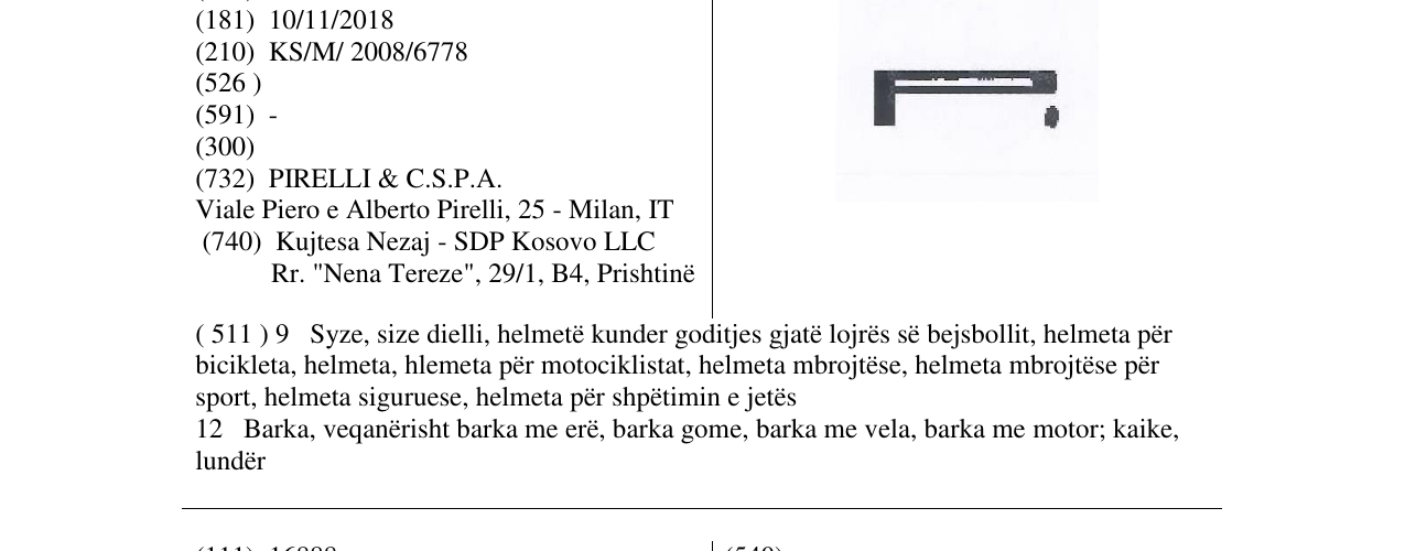 Zëri i markës P në buletin