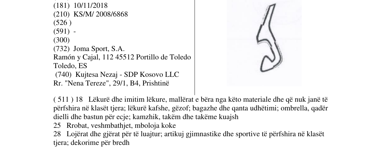 Zëri i markës Markë figurative në buletin