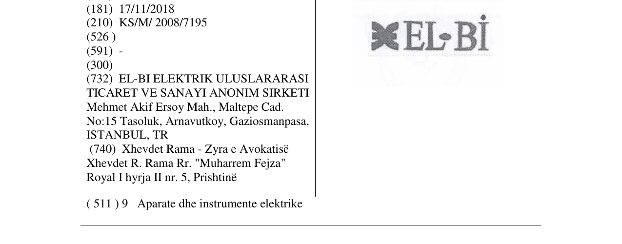 Zëri i markës Markë figurative në buletin