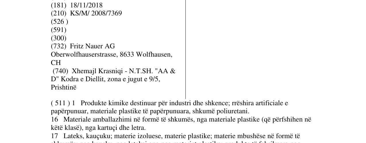 Zëri i markës FOAMPARTNER në buletin