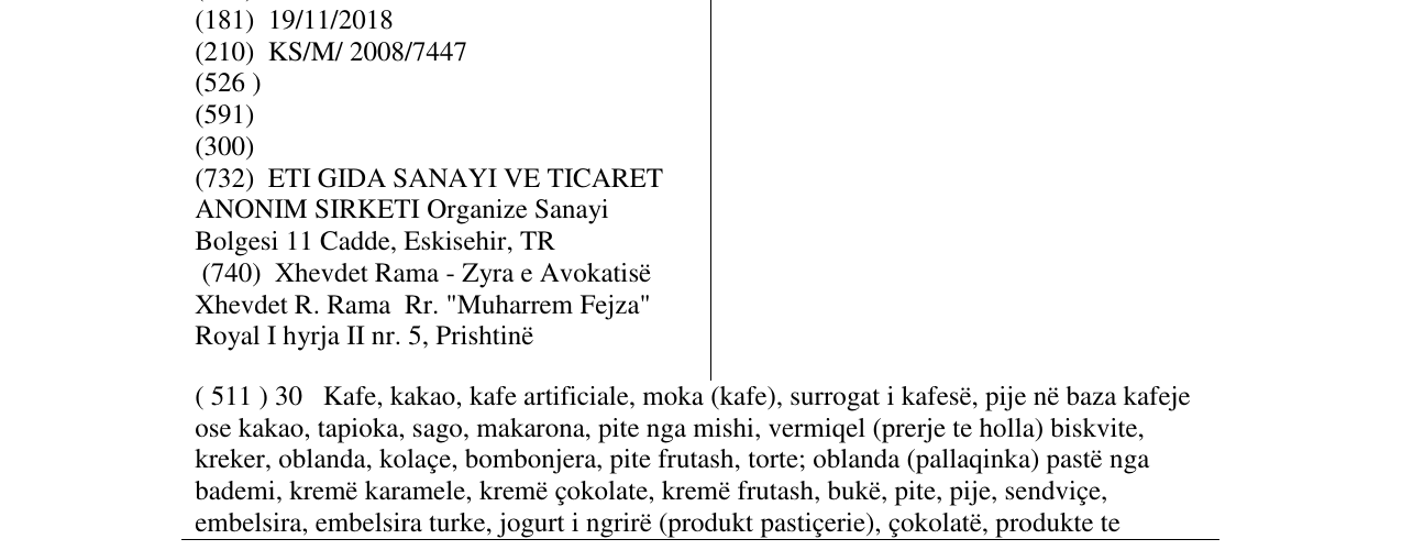 Zëri i markës TUTKU në buletin