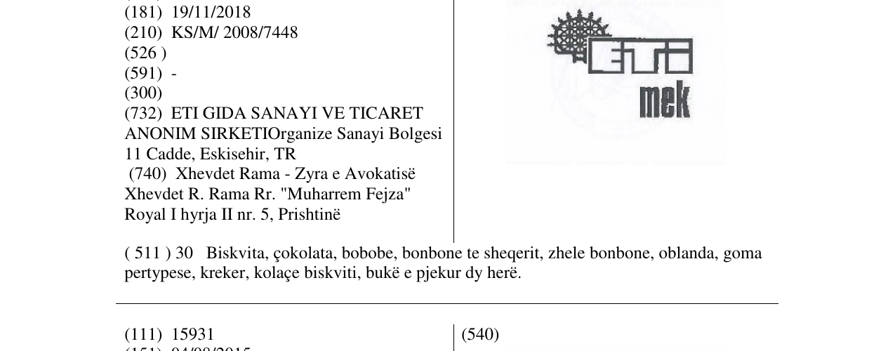 Zëri i markës ETi mek në buletin
