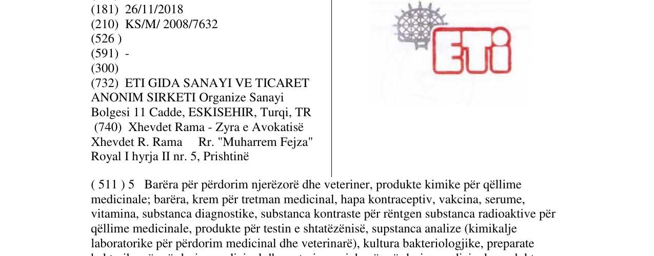Zëri i markës ETI në buletin