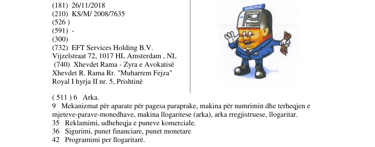 Zëri i markës Markë figurative në buletin