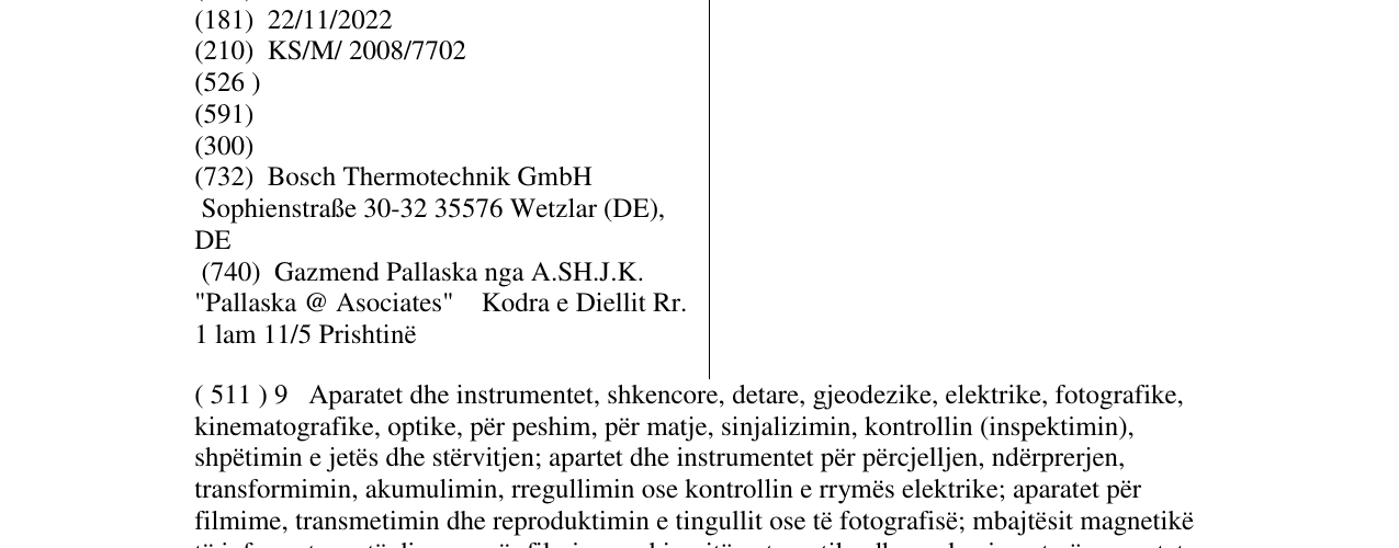 Zëri i markës Logatop në buletin