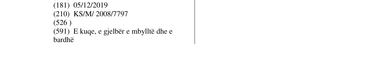 Zëri i markës NECTAR në buletin