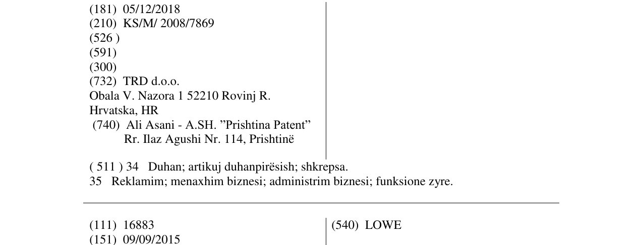 Zëri i markës ROVER në buletin