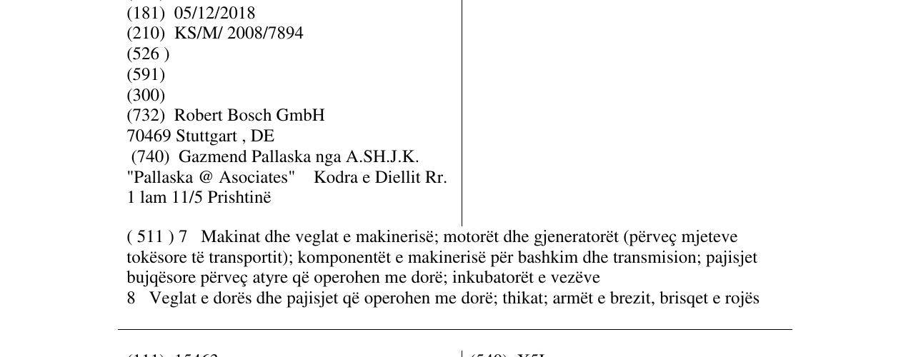 Zëri i markës COLLECTO në buletin