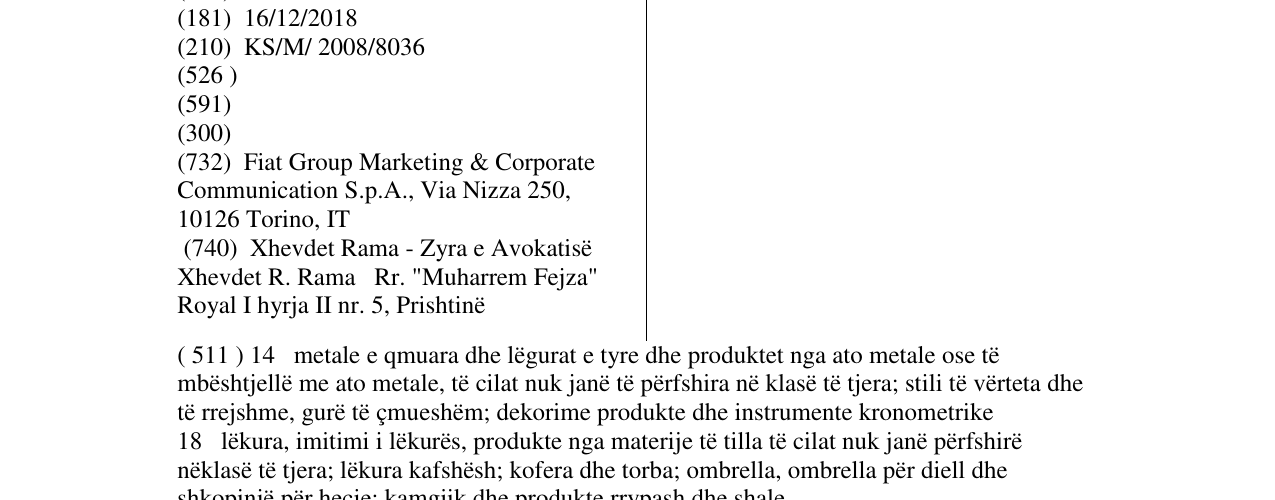 Zëri i markës ALFA në buletin