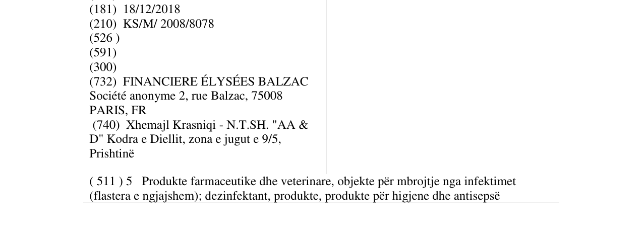 Zëri i markës SPONTEX në buletin