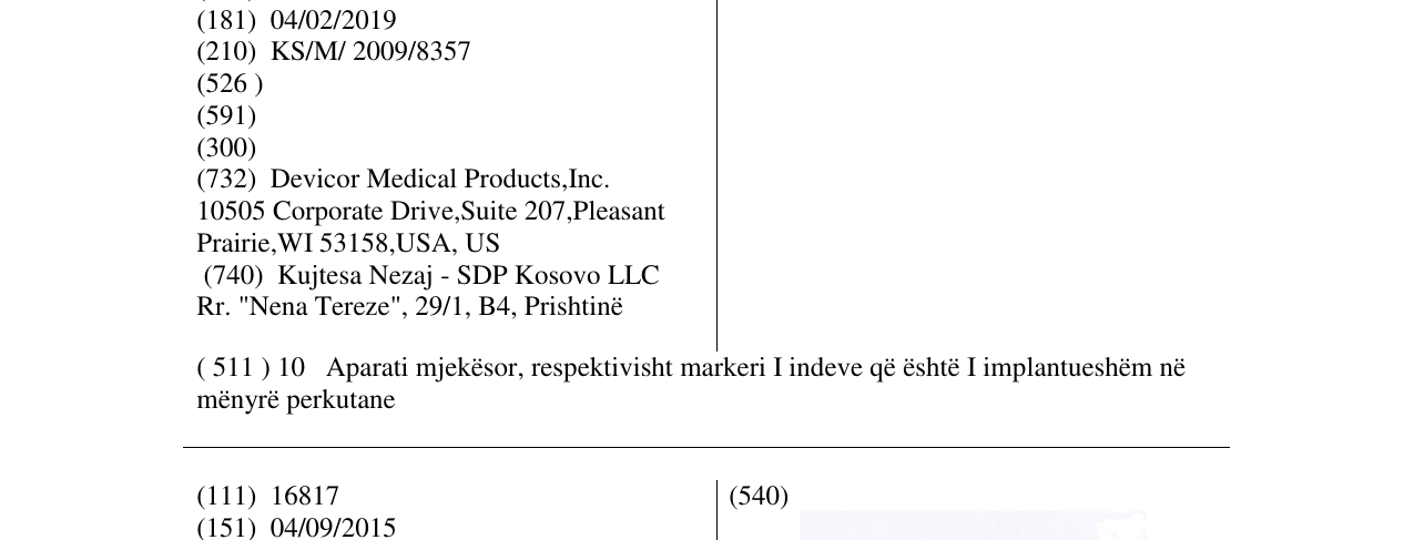 Zëri i markës MICROMARK në buletin