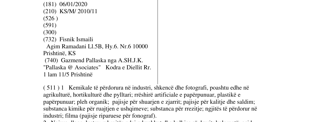 Zëri i markës NEWBORN në buletin