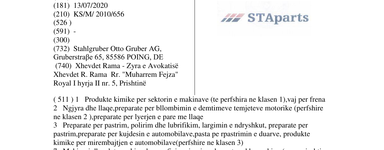 Zëri i markës Markë figurative në buletin