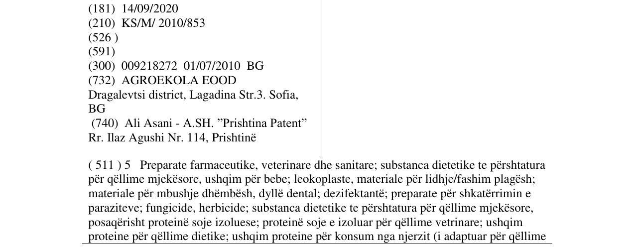 Zëri i markës BESPRO në buletin