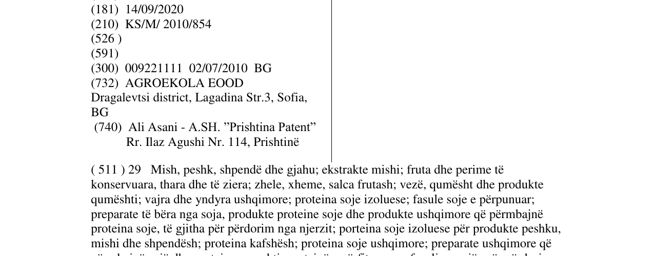 Zëri i markës ULTRA CHOCO në buletin