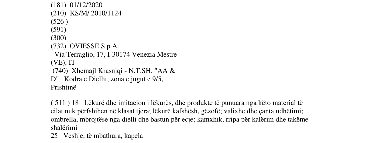 Zëri i markës RUMFORD në buletin