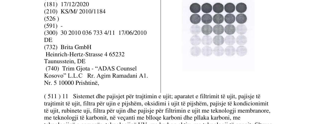 Zëri i markës Markë figurative në buletin