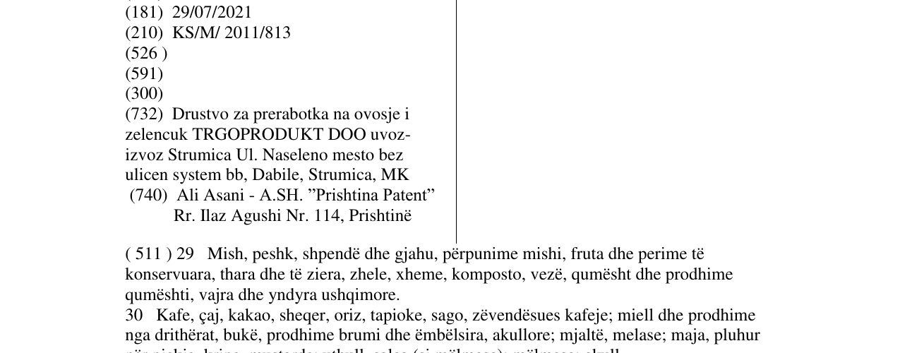 Zëri i markës MAMA'S në buletin