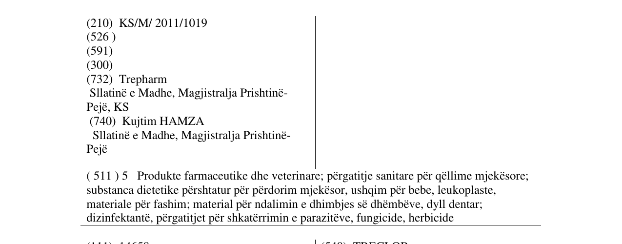 Zëri i markës MOXTID në buletin