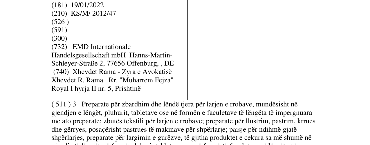 Zëri i markës MINEL në buletin