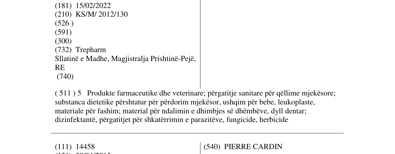 Zëri i markës OMEGA COMPLEX +VITAMIN E HERBASUN në buletin