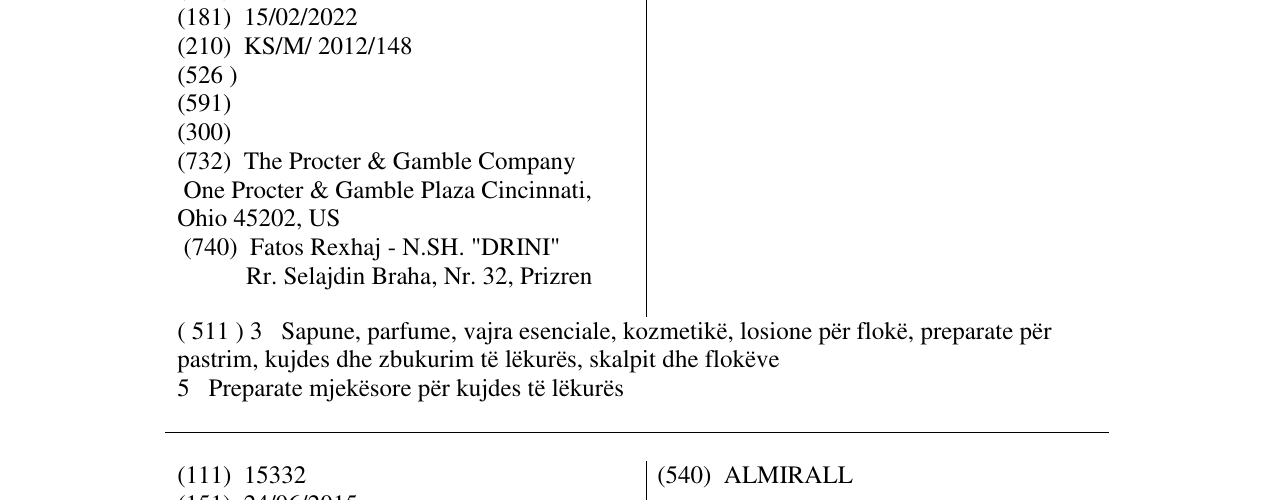 Zëri i markës OLAY në buletin