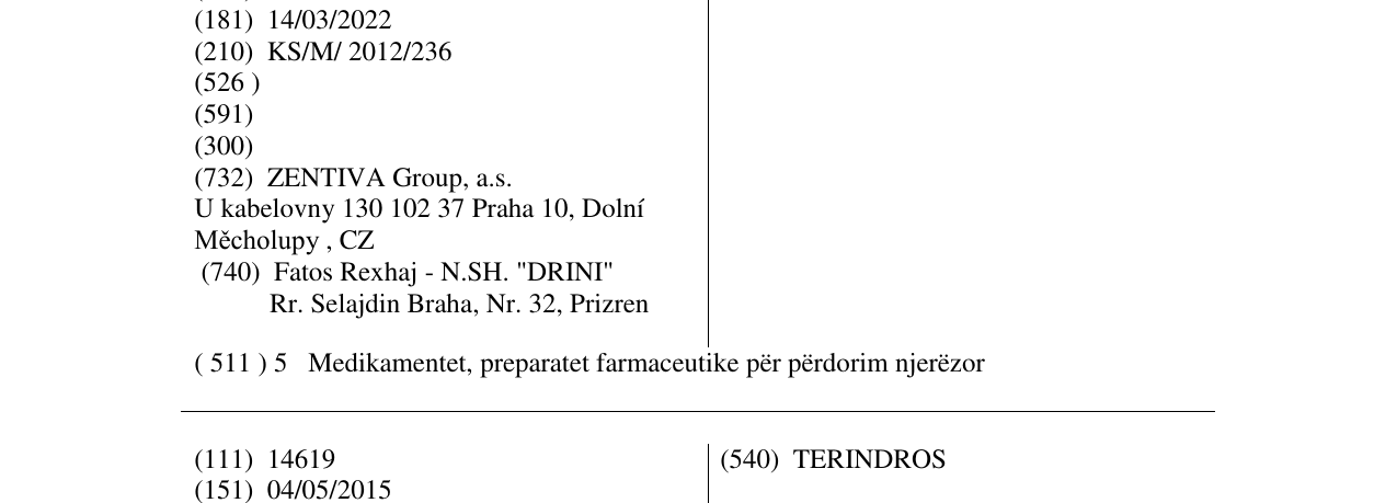 Zëri i markës MINING në buletin