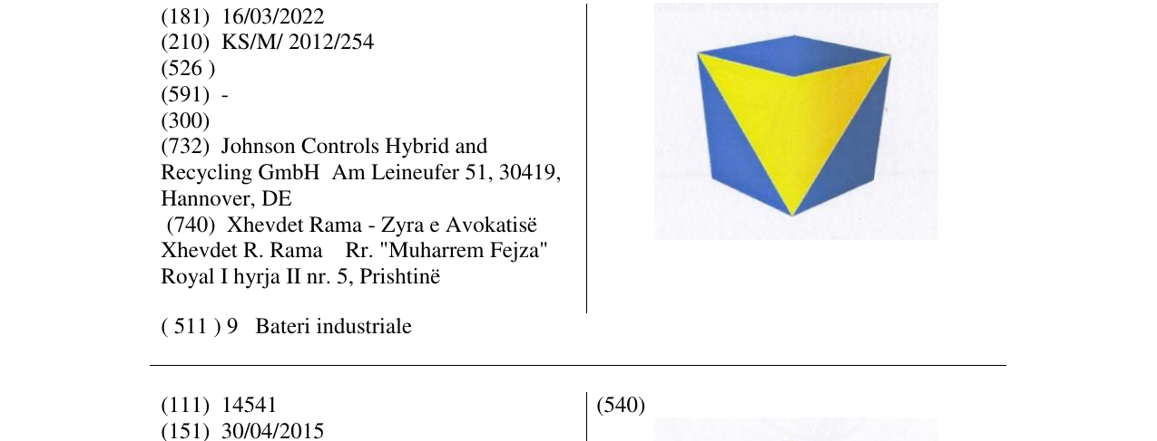Zëri i markës Markë figurative në buletin