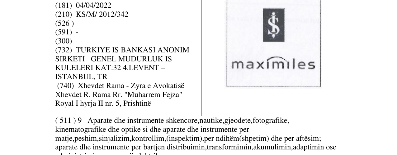 Zëri i markës maximiles në buletin