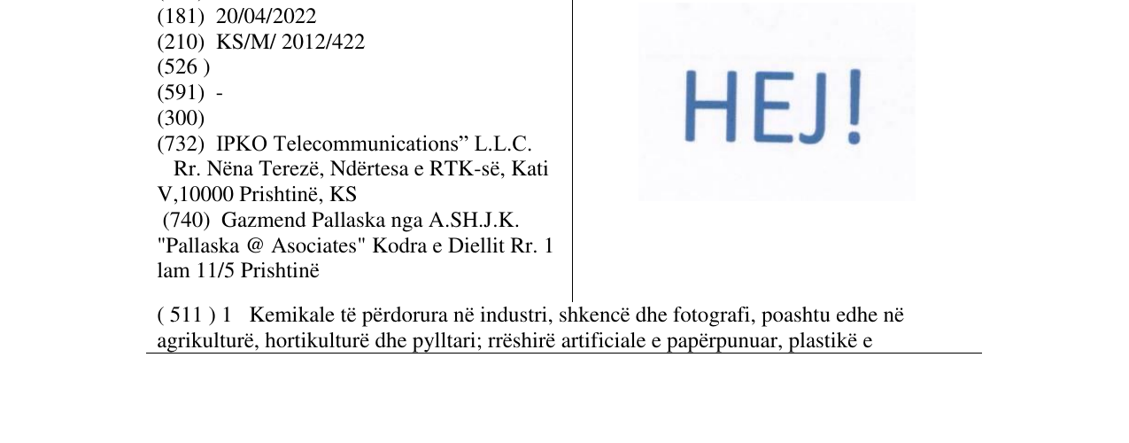 Zëri i markës HEJ! në buletin