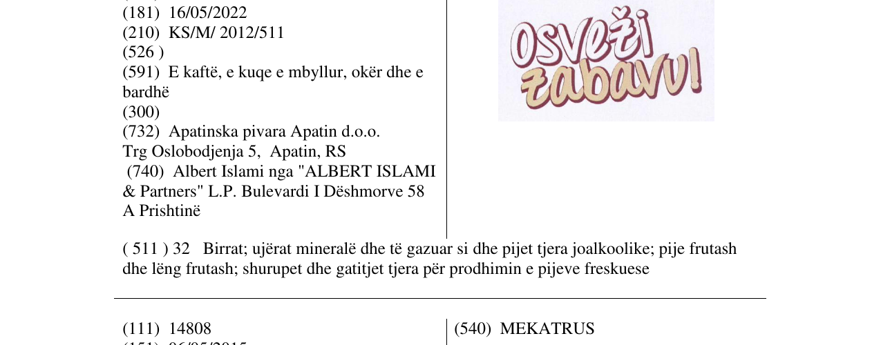 Zëri i markës osveži zabavu! në buletin