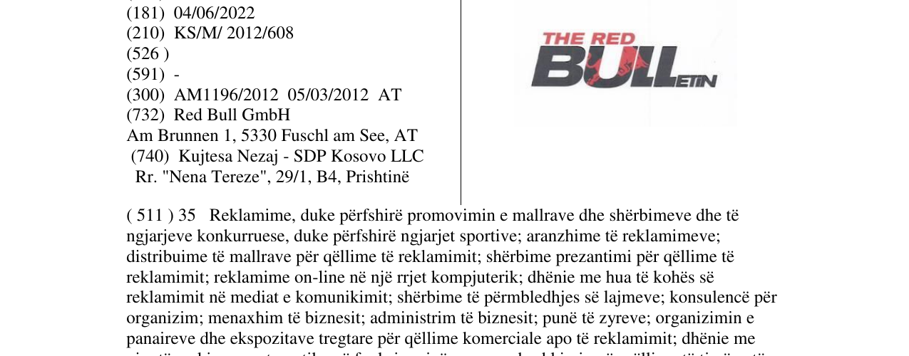 Zëri i markës THE RED BULLetin në buletin