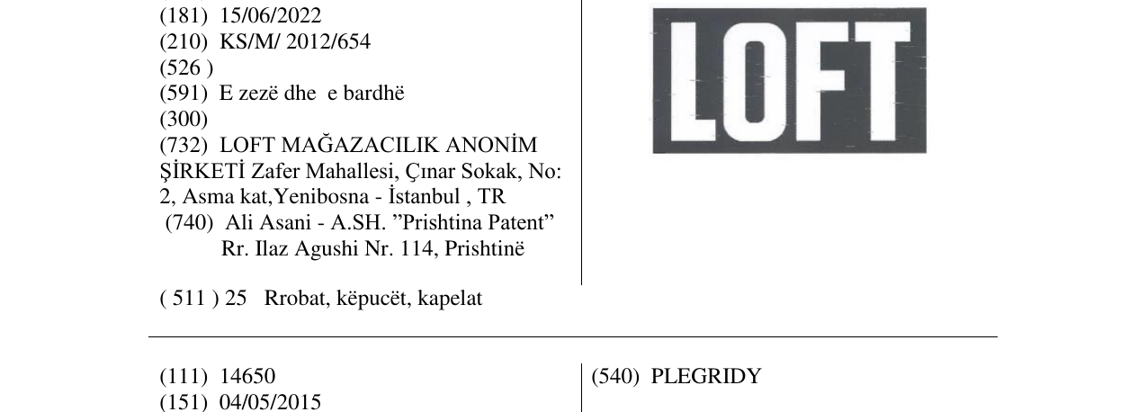 Zëri i markës LOFT në buletin