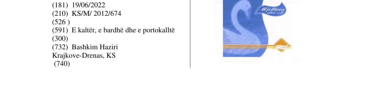 Zëri i markës Mjellma në buletin