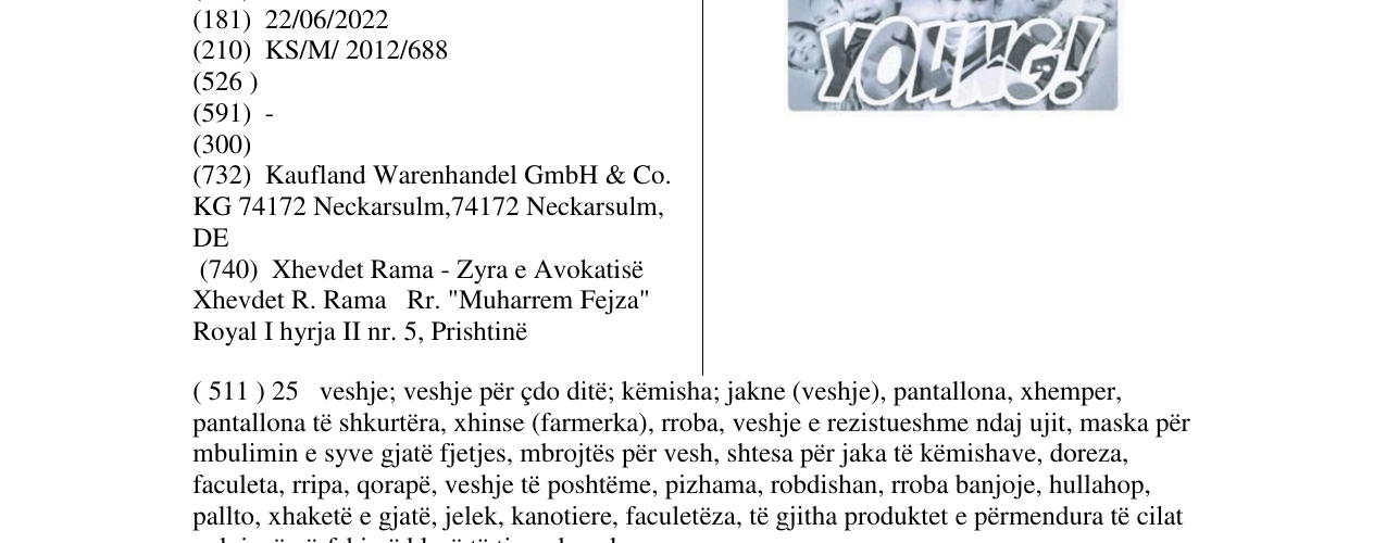 Zëri i markës YOUNG! në buletin