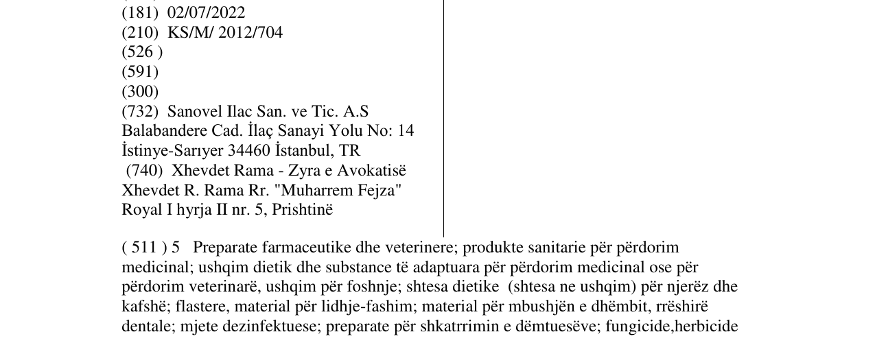 Zëri i markës klogan - sanovel në buletin