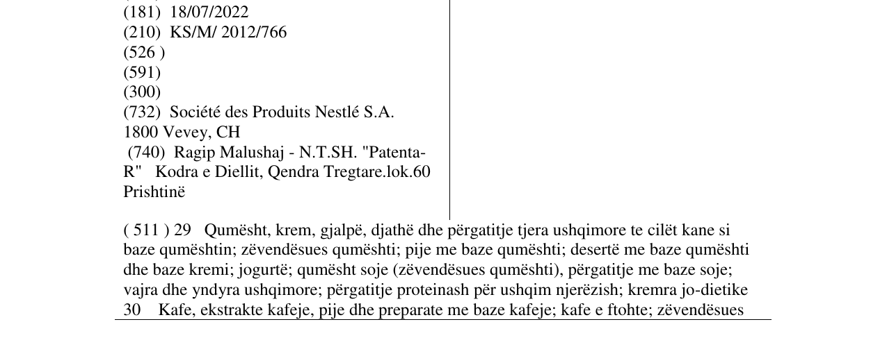 Zëri i markës BEYOND THE CUP në buletin