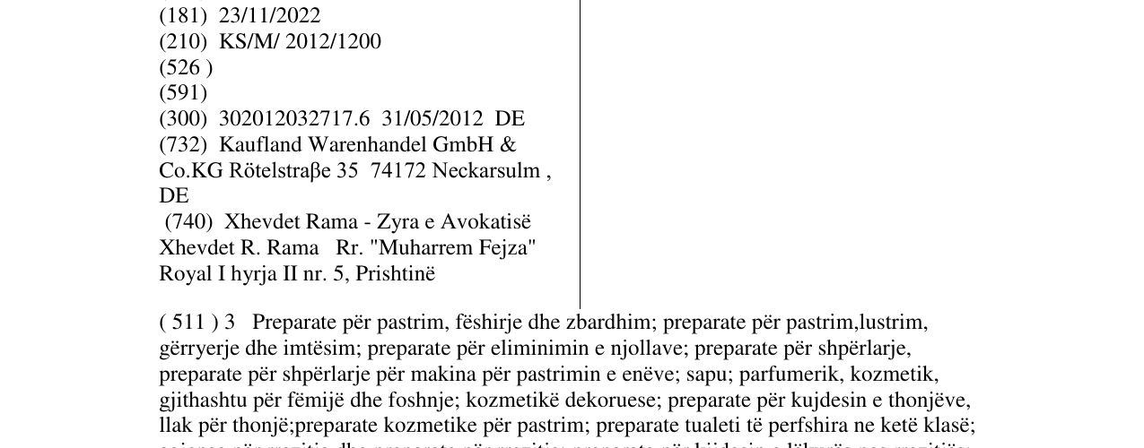 Zëri i markës K-BIO në buletin